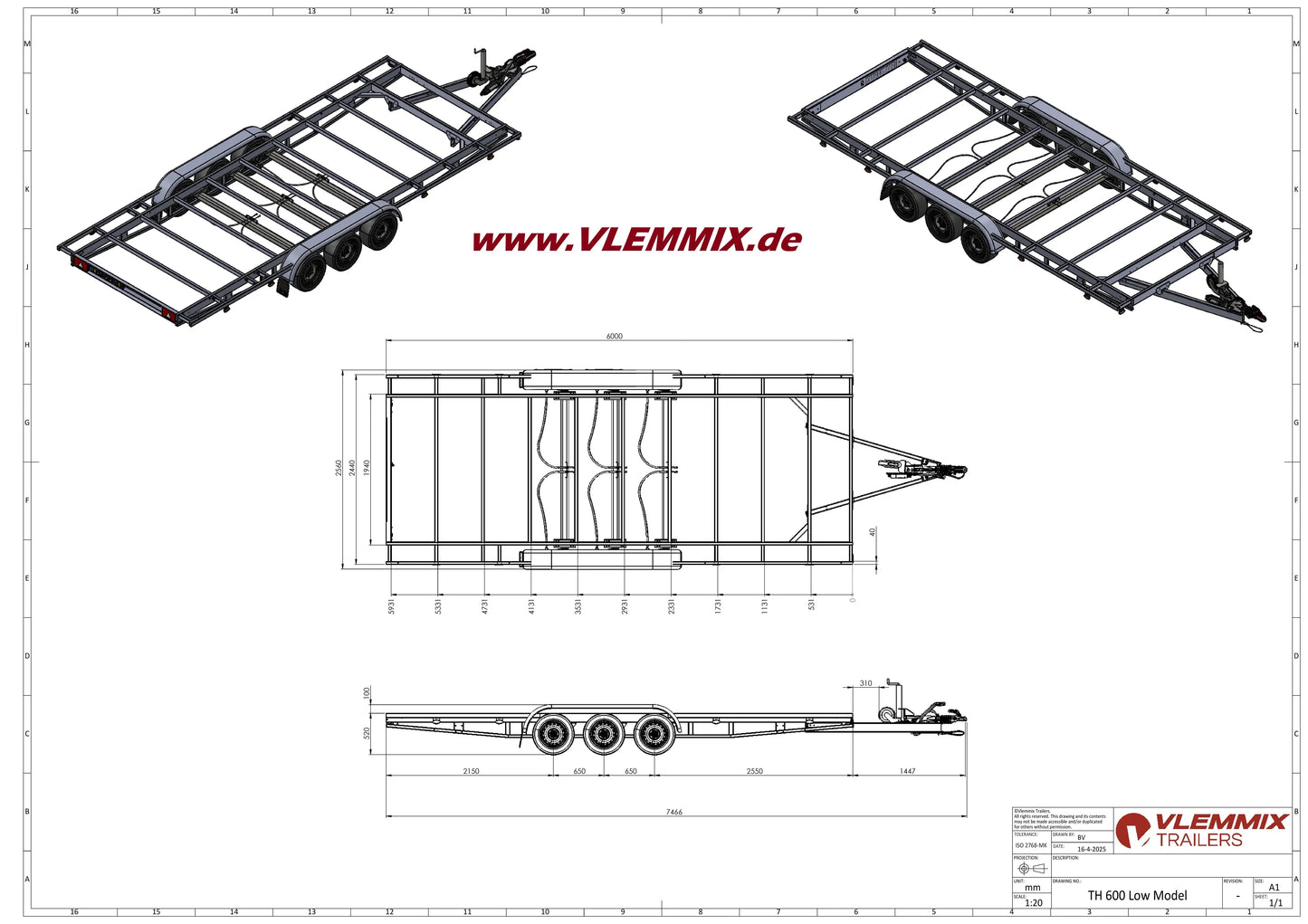 Vlemmix | TH 600 CLASSIC 4050 EU-Trailer