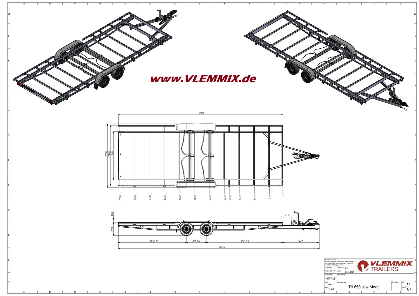 Vlemmix | TH 660 CLASSIC 3500 EU-Trailer