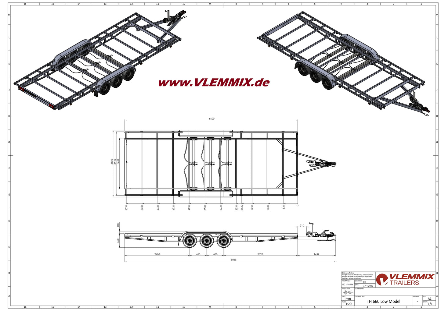 Vlemmix | TH 660 CLASSIC 4050 EU-Trailer