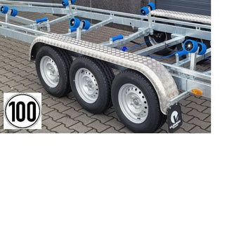 compare product 100km/h ZULASSUNG Dreiachser BT