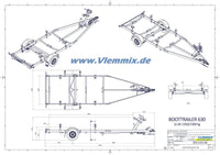 Vlemmix | SMT 1500 SB Segelboot EU-Trailer