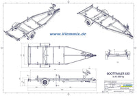Vlemmix | SMT 1800/6 SB Segelboot EU-Trailer