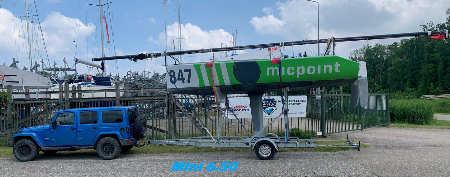 Vlemmix | STÜTZEN  Segelboot Sonderlg. ab 160cm BT EU-Trailer