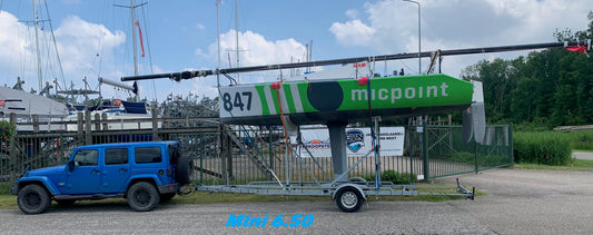 Vlemmix | STÜTZEN  Segelboot Sonderlg. ab 160cm BT EU-Trailer