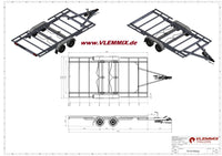 Vlemmix | TH 480 FLATBED 2700 EU-Trailer