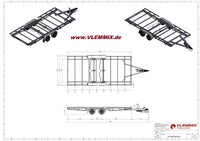 Vlemmix | TH 540 FLATBED 3500 EU-Trailer