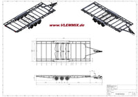 Vlemmix | TH 660 FLATBED 4050 EU-Trailer