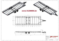 Vlemmix | TH 720 FLATBED 3500 EU-Trailer