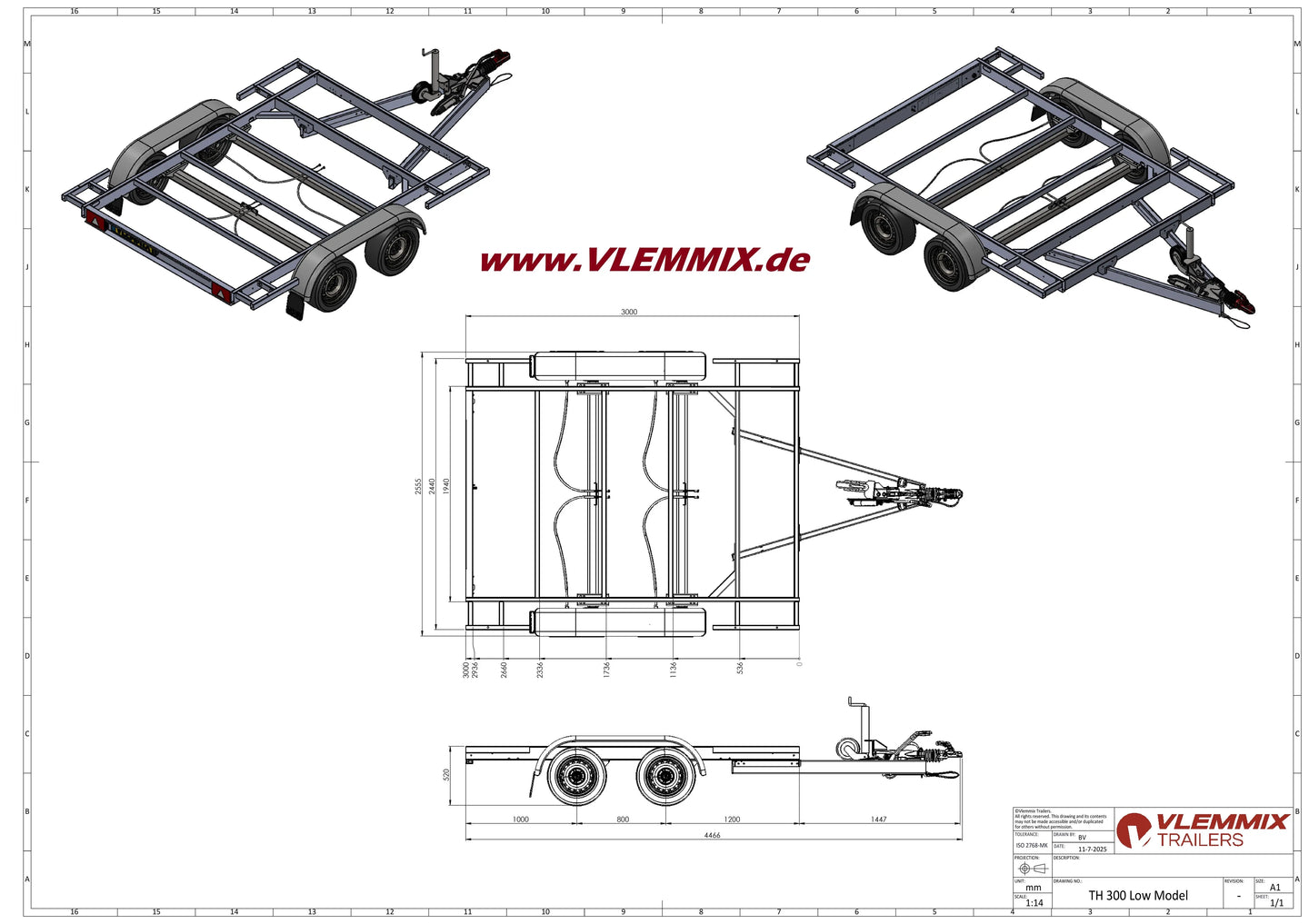 TH 300 CLASSIC 1800 EU-Trailer