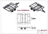Vlemmix | TH 300 FLATBED 3500 EU-Trailer