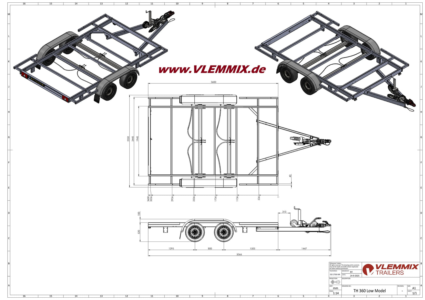 Vlemmix | TH 360 CLASSIC 2700 EU-Trailer