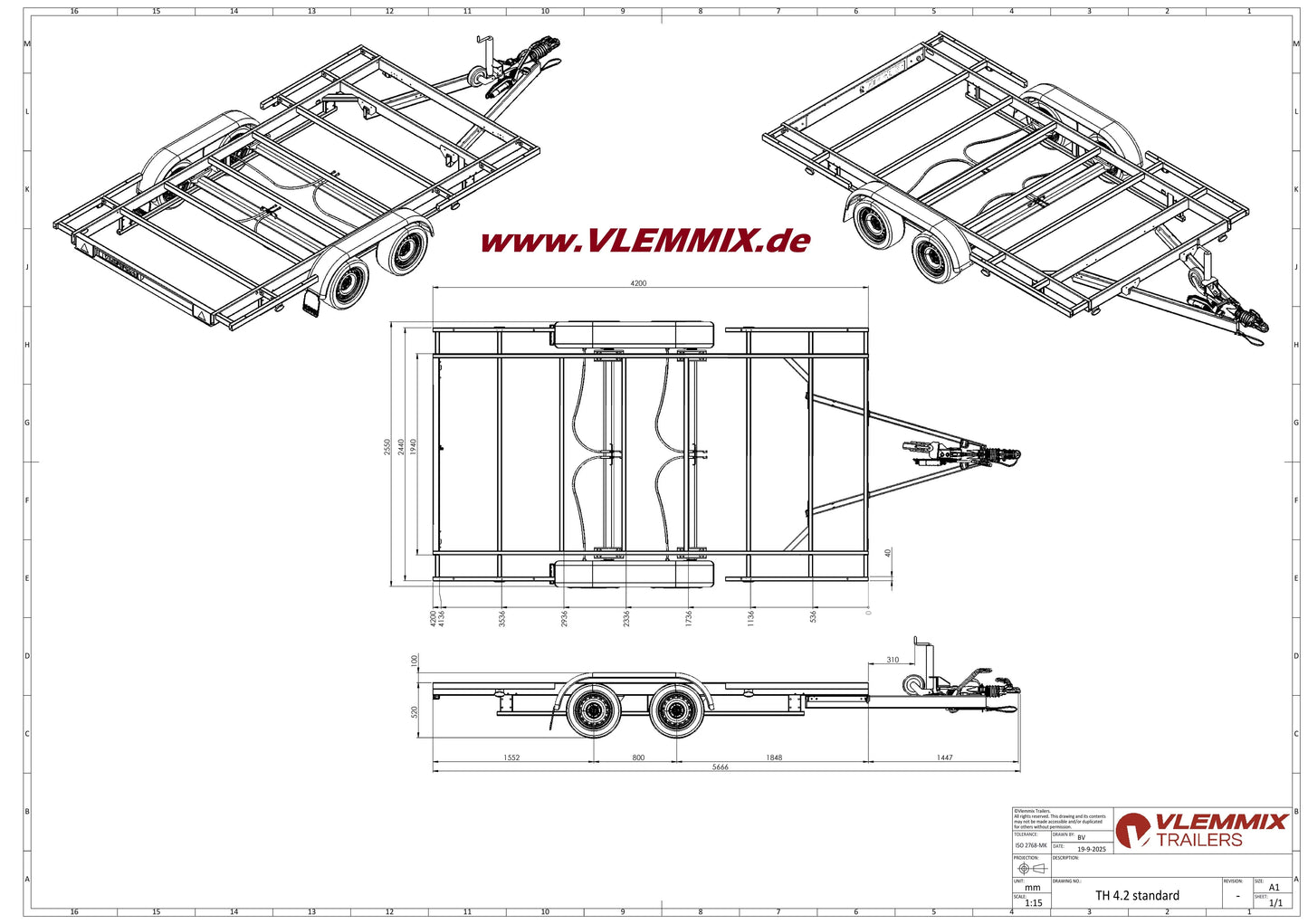 Vlemmix | TH 420 CLASSIC 1800 EU-Trailer