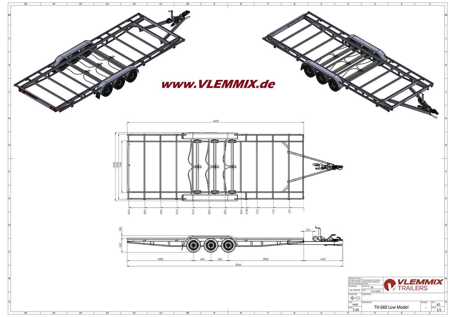 Vlemmix | TH 660 CLASSIC 5400 EU-Trailer