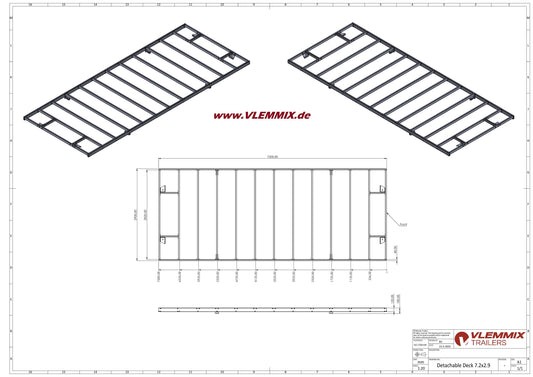 Vlemmix | TH 720 XXL WECHSELPR. 5400 EU-Trailer