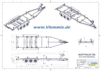 Vlemmix | SMT 5400/7,8 SB Segelboot EU-Trailer