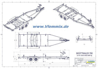 Vlemmix | SMT 3500/7 SB Segelboot EU-Trailer