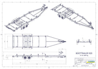 Vlemmix | SMT 3500/9 SB Segelboot EU-Trailer